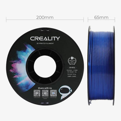 Filament d'impression 3D CR PETG bleu 1,75 mm 1 kg - tuni-smart-innovation