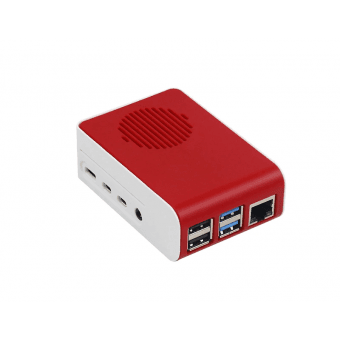 Raspberry Pi Boîtier pour Raspberry Pi 4 Model B Rouge/Blanc