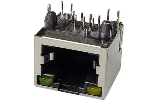Plaque Murale RJ45 à 2 Ports – Blanc – Pour Prise Réseau CAT5/6 – Connecteur Femelle, Installation Facile