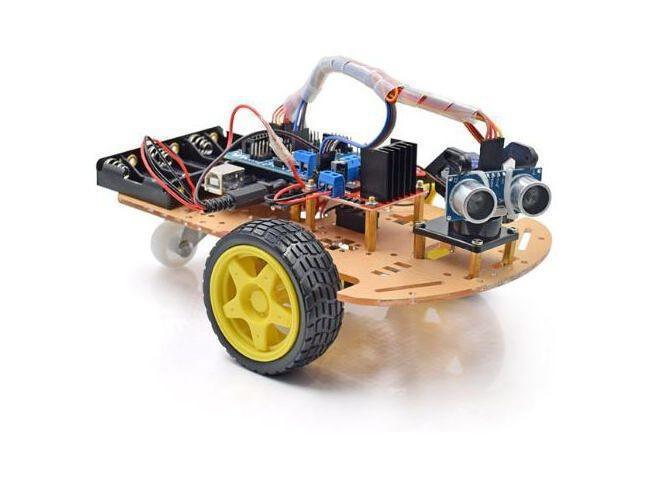 Kit de Châssis de Voiture Robot Intelligent Bricolage, Plate-Forme Kit de Châssis de Voiture Robot Intelligent Bricolage, Plate-Forme