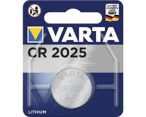 Pile CR2025 Varta Bouton Lithium 3V