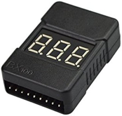 BX100 1-8S LiPo testeur de tension de batterie avec indicateur LED
