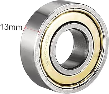roulement à billes 6204-ZZ iron cover