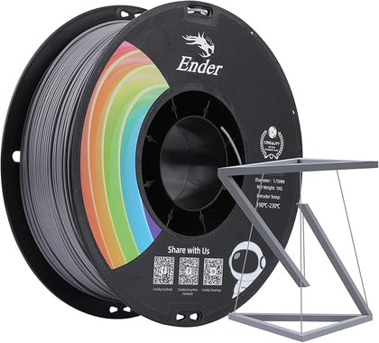 Creality Ender-PLA+ Filament Gris 1.0Kg 1.75mm