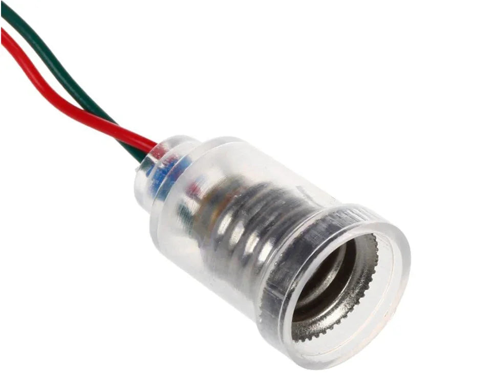 Douille de lampe à vis E10 avec câble Douille de lampe à vis E10 avec câble