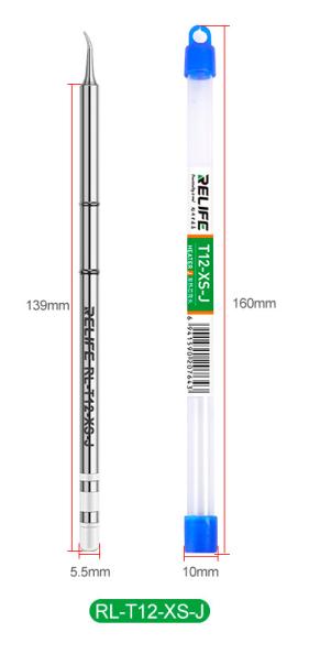 Panne Fer a Souder Courbée T12-XS-J