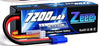 Batterie LiPo 3S Zeee 11,1V 7200mAh 80C avec connecteur EC5