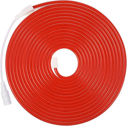 Bande LED Néon Flexible 6*12mm étanche 12V Rouge 5M