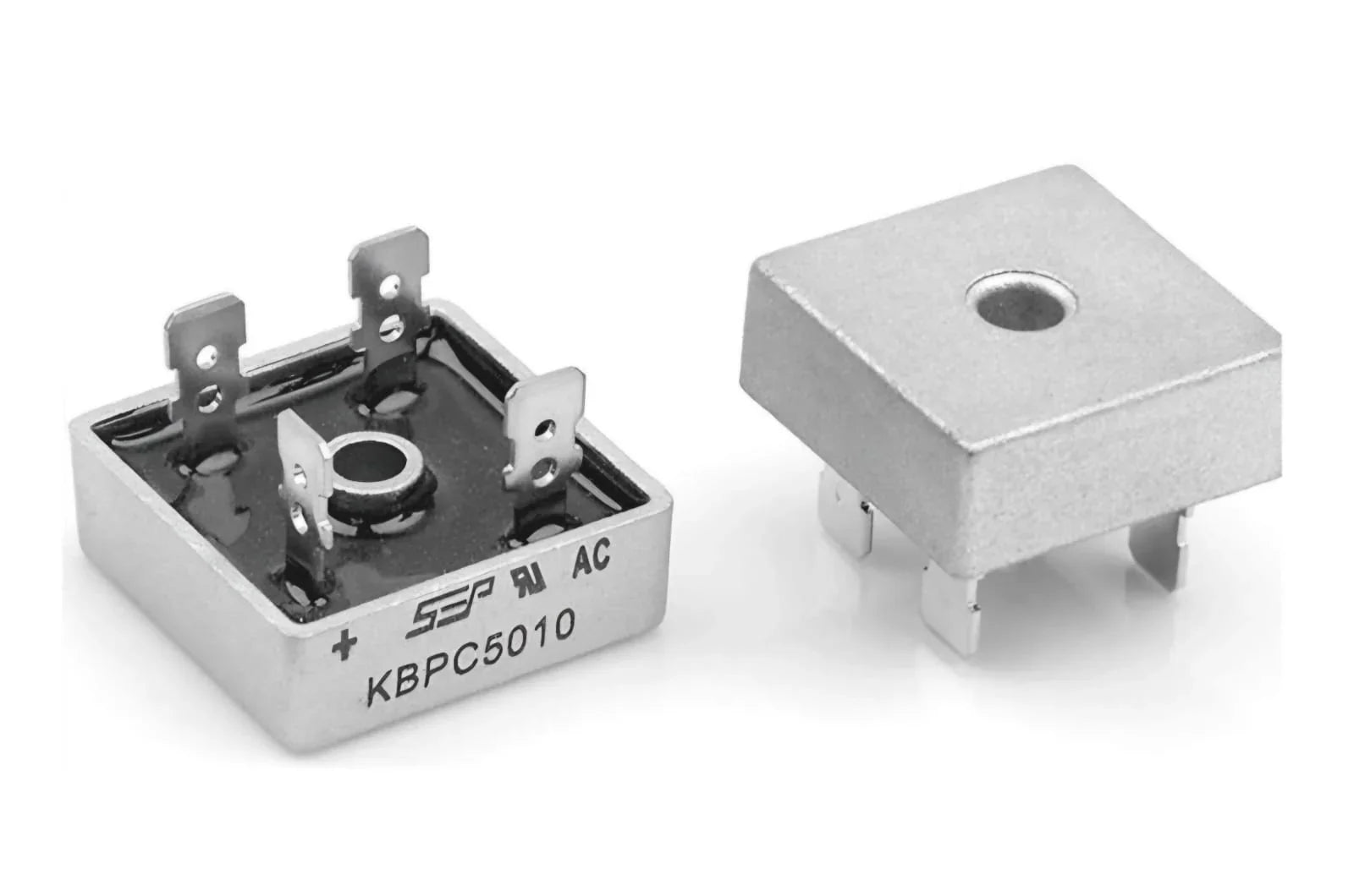 Pont De Diodes KBPC5010(W) - Redresseur Monophasé 50A 1000V - Neuf DC Components