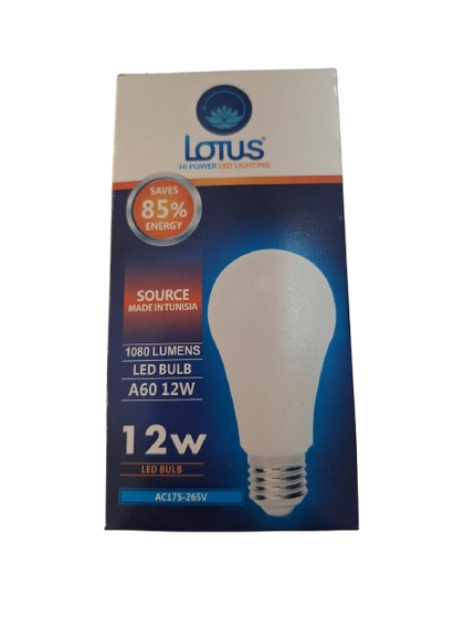 LAMPE LED LOTUS 12w 220v warm white