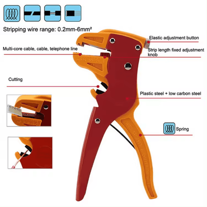 Dénudeur automatique de fil électrique multifonctionnelle - tuni-smart-innovation
