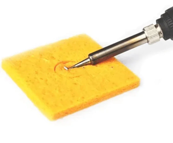 Lot De 10 éponges à Souder 56x56x1,5mm - Carré Jaune - Pour Nettoyer Les Pointes De Fer