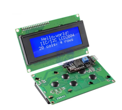 Afficheur LCD 4*20 avec I2C (BLEU)