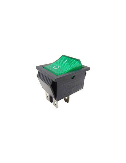 Interrupteur on/off avec voyant lumineux vert 16A/250V