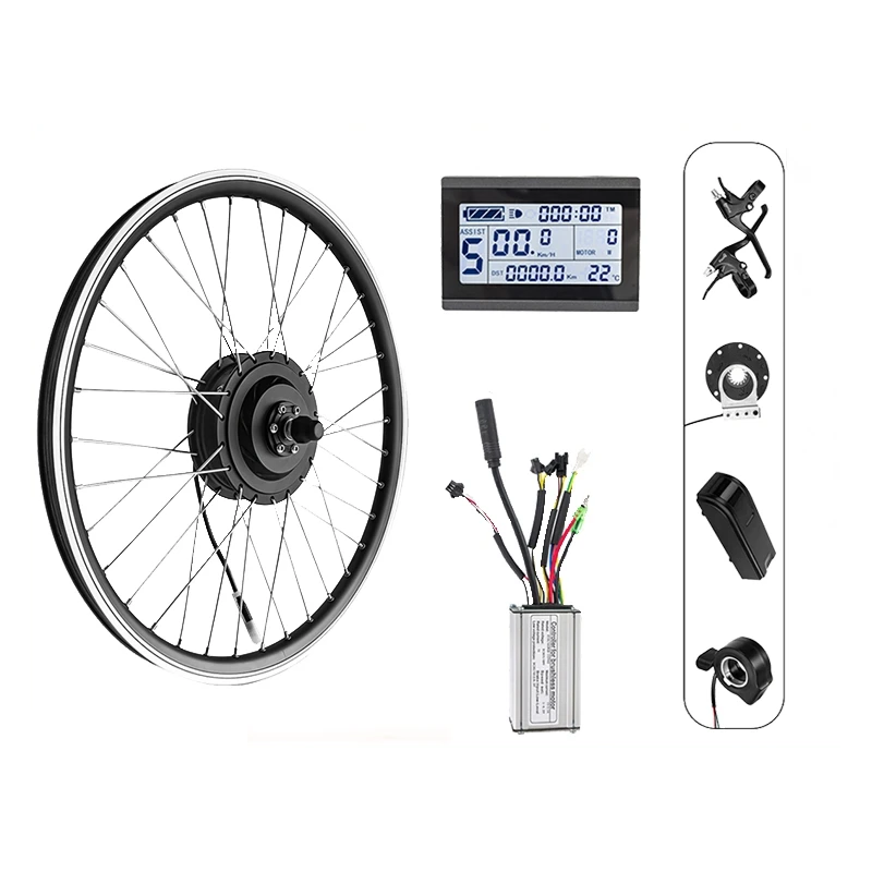 Vebo Moteur Velo Roue Avant Kit Velo Electrique 1000w 26