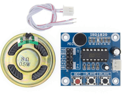 Module d'enregistrement vocal ISD1820 avec micro et haut-parleur - tuni-smart-innovation