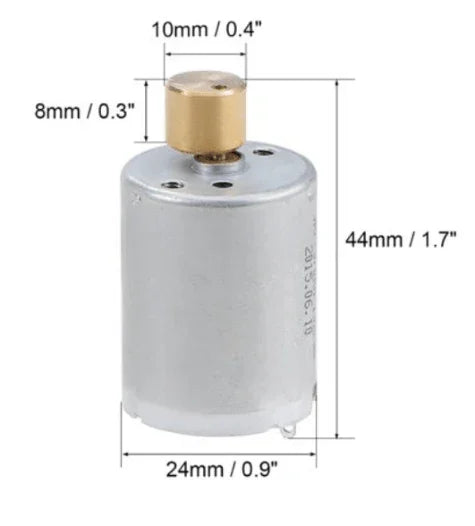 Micro-moteur 3 6 V As 380 Longueur 14 mm pour Modélisme Auto et Avion Micro-moteur 3 6 V As 380 Longueur 14 mm pour Modélisme Auto et Avion