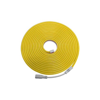 Bande LED Néon Flexible 6*12mm étanche 12V Jaune 5M