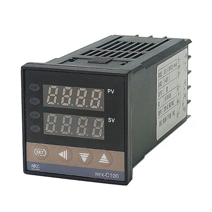 Régulateur de température intelligent pour thermocouple de type K REX-C100 avec sortie SSR