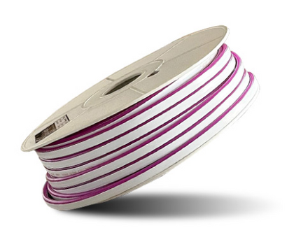 Fil néon flexible violet 6*12mm/12v par mètre