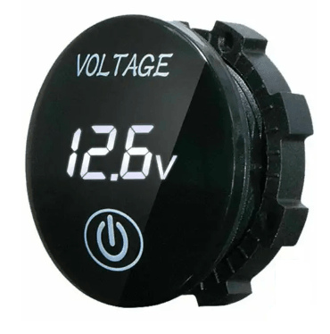 Voltmètre Étanche rond 5V-48V DC - tuni-smart-innovation