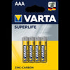 4 Piles VARTA SUPERLIFE AAA /LR03/1.5V - tuni-smart-innovation