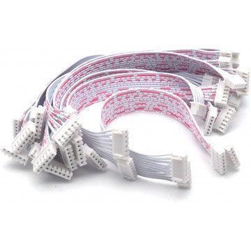 Lot De 6 Câbles Moteur Pas à Pas XH2.54 4 Broches Vers 6 Broches - 1,5m Pour Imprimante 3D