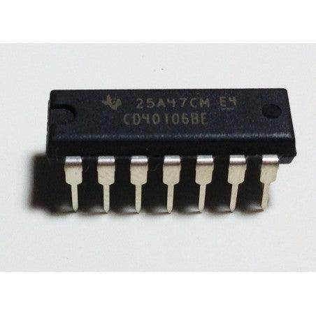 6 Inverseurs à Trigger De Schmitt HCF40106BE – Lot De 5 Pièces – Neuf Et Sous Blister !