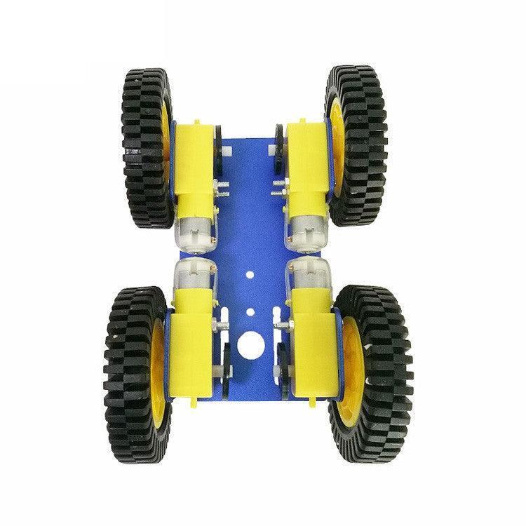 Châssis de voiture robot intelligent, alliage d'aluminium, remplacement Châssis de voiture robot intelligent, alliage d'aluminium, remplacement