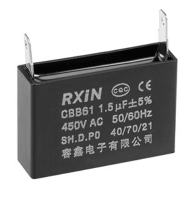 1.8UF 450V Condensador Cbb61 450VAC 50/60Hz Condensador De Ventilador