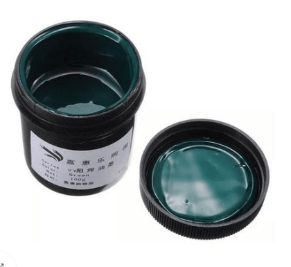 Encre UV vert de soudure pour circuit imprimé 100mL - tuni-smart-innovation