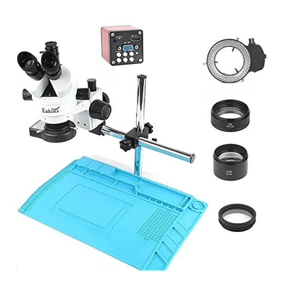 Microscope trinoculaire stéréo, simulateur de focale 3,5x – 90x, 20mp ZS7050 - tuni-smart-innovation