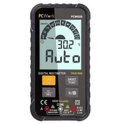 PCW02B MULTIMETRE DIGITAL TRMS 6000 pts , calibre auto - tuni-smart-innovation