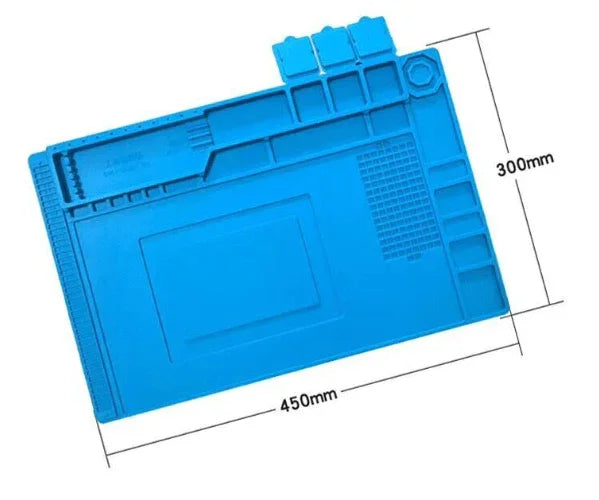 Tapis De Soudure En Silicone MagiSel - 30x20cm Résistant à 500°C