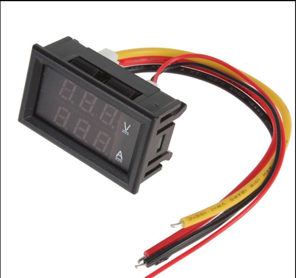 Voltmètre numérique LCD, 100V, 10a, 24V, ammètre, tension